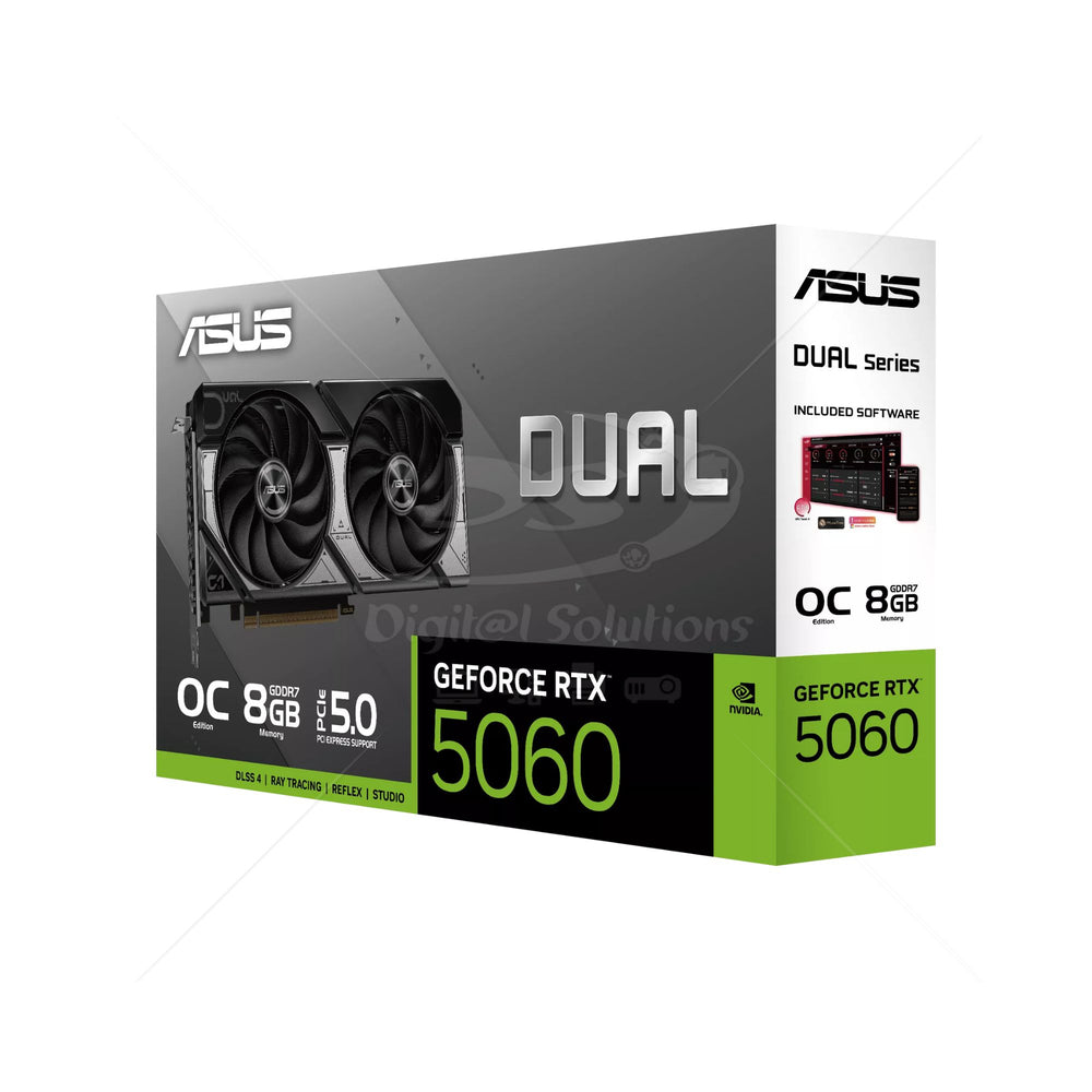 Tarjeta de Video PCI-E ASUS DUAL RTX5060-O8G