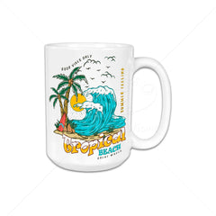 Taza Blanca Grande