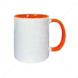 Taza para Sublimación Genérica Dos Tonos Naranja