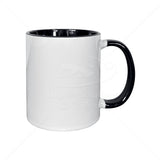 Generic Sublimation Mug Two Tone Black