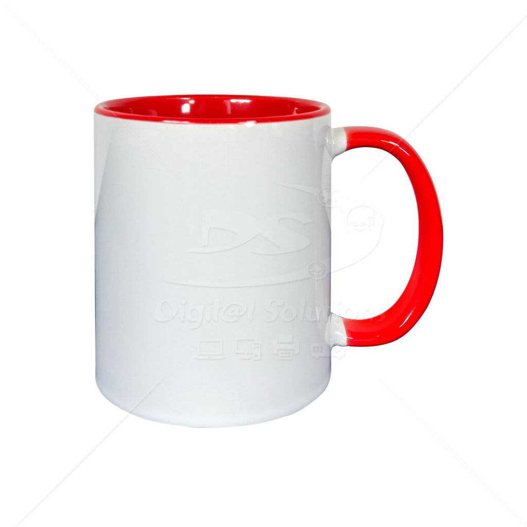 Generic Sublimation Mug Two Tone Red