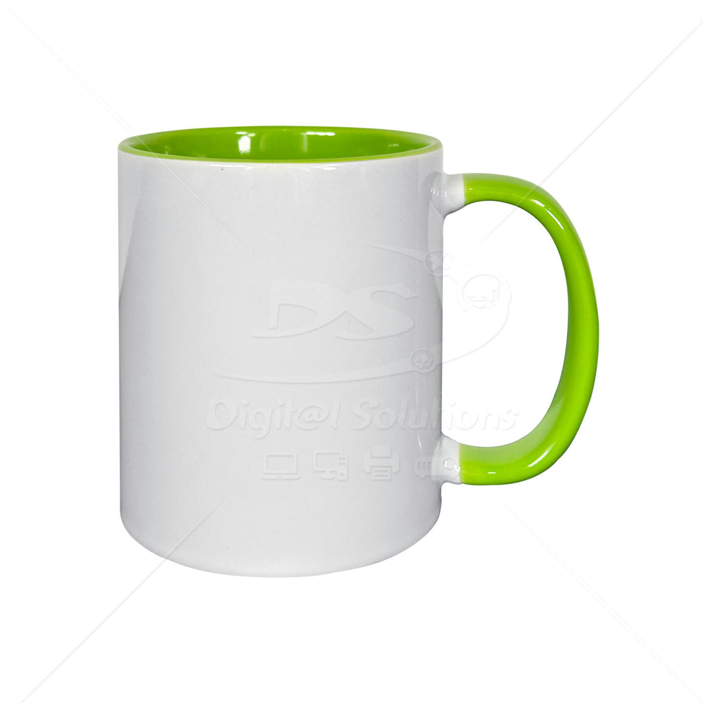 Taza para Sublimación Genérica Dos Tonos Verde