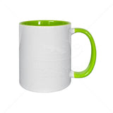 Generic Sublimation Mug Two Tone Green