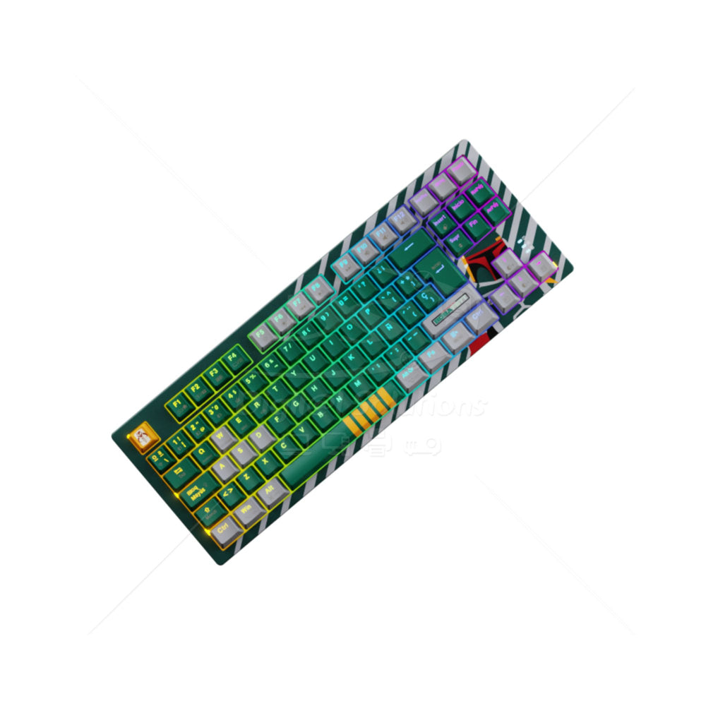 Teclado Gaming Wireless PRIMUS PKS-S082BF-GN Recargable