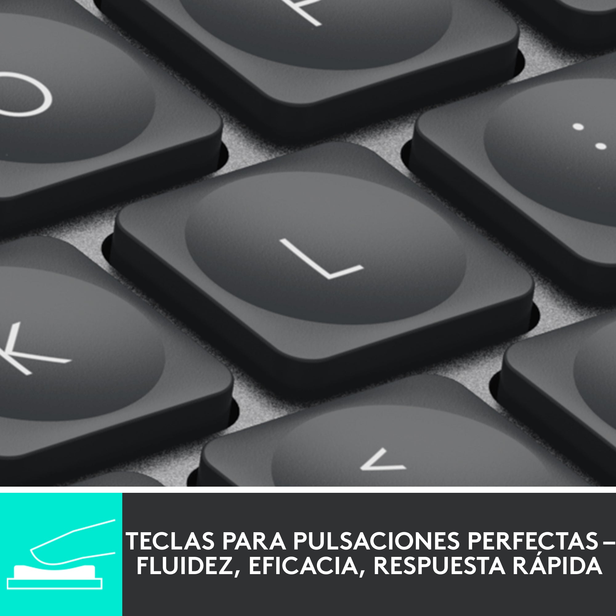 Teclado Inalámbrico Minimalista Logitech MX Keys Mini Negro