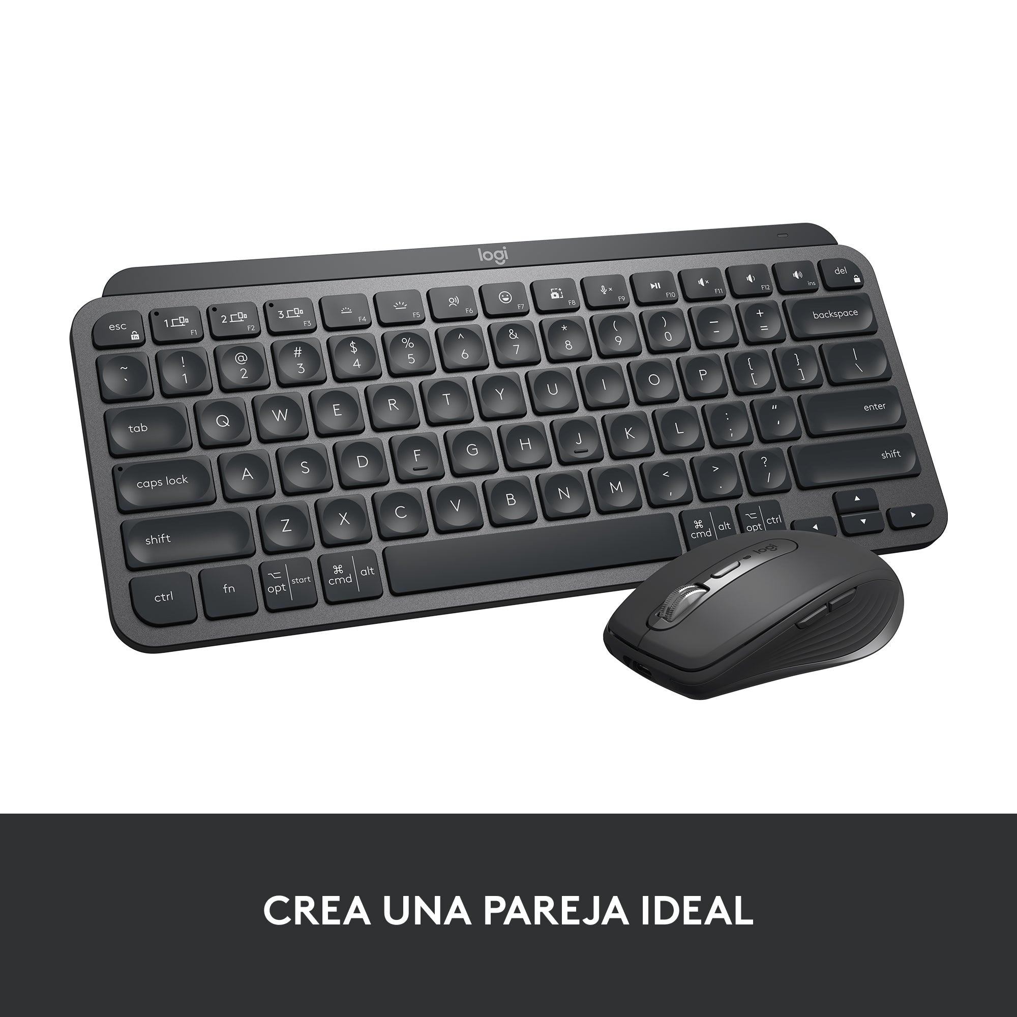 Teclado Inalámbrico Minimalista Logitech MX Keys Mini Negro