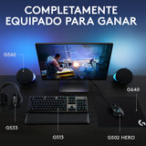 Teclado Mecánico Logitech G513 CARBON LIGHTSYNC RGB, GX Brow