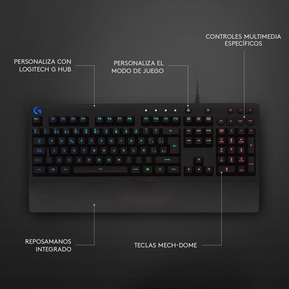 Teclado Para Juegos Logitech Prodigy G213
