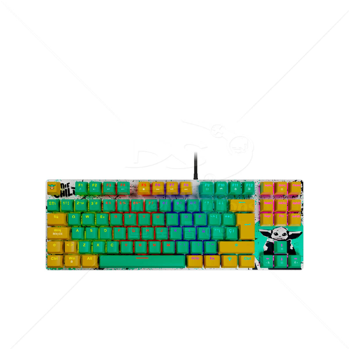 Teclado USB Primus PKS-S080GRG-S Gaming Star Wars