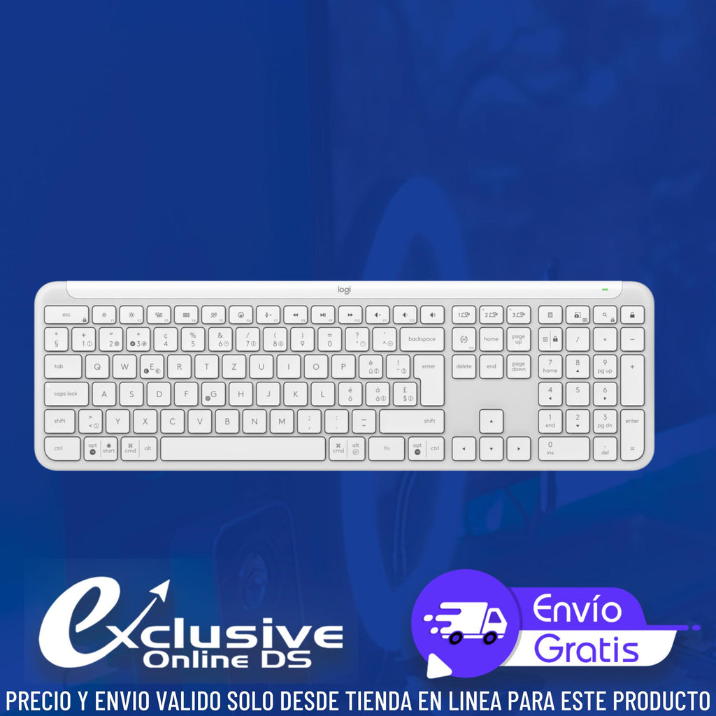 Teclado Wireless Logitech Signature slim K950 Wh