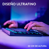 Teclado inalámbrico Logitech G515 LIGHTSPEED TKL para juegos