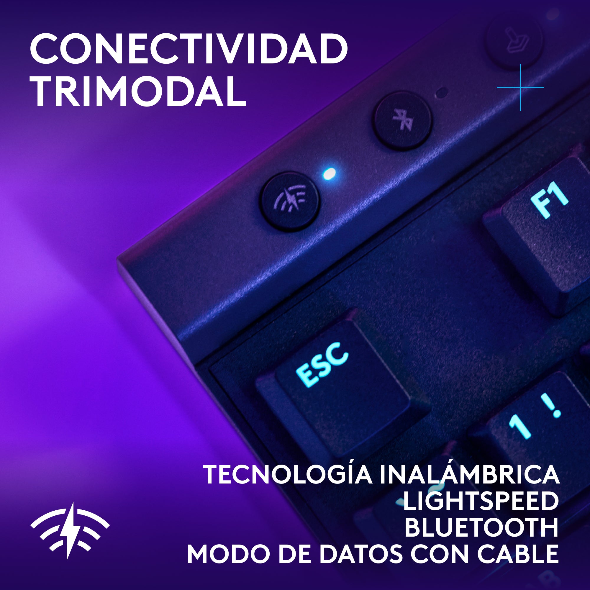 Teclado inalámbrico Logitech G515 LIGHTSPEED TKL para juegos