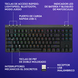 Teclado inalámbrico Logitech G515 LIGHTSPEED TKL para juegos