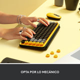 Teclado mecánico inalámbrico con teclas de emojis personalizables Logitech POP Keys