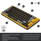 Teclado mecánico inalámbrico con teclas de emojis personalizables Logitech POP Keys