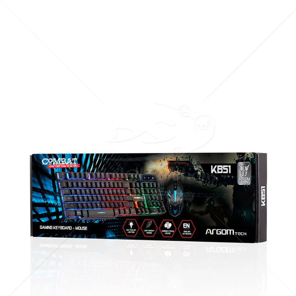 Argom ARG-KB-2051BK Gamer Keyboard and Mouse