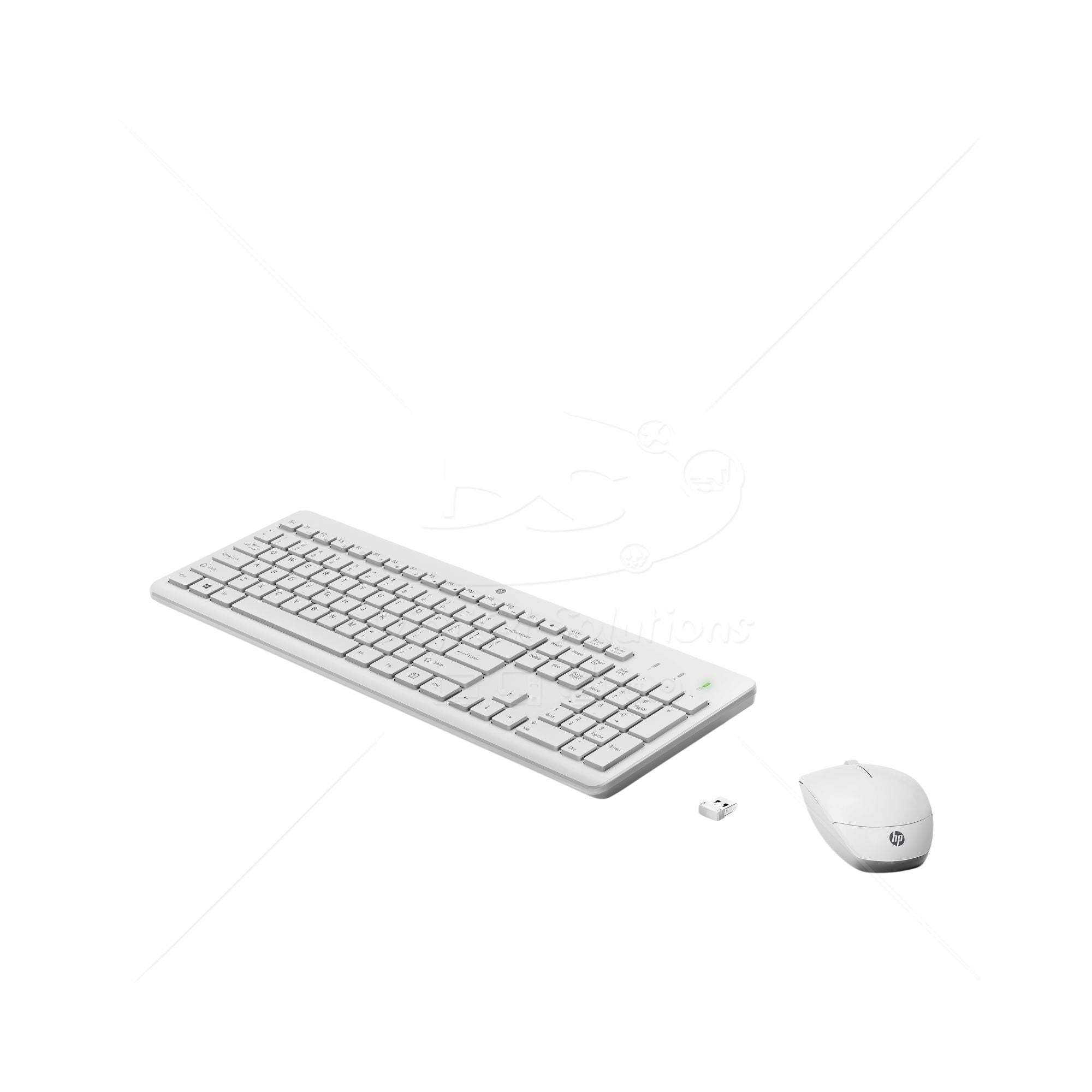 Teclado y Mouse Wireless HP 230 WH 3L1F0AA