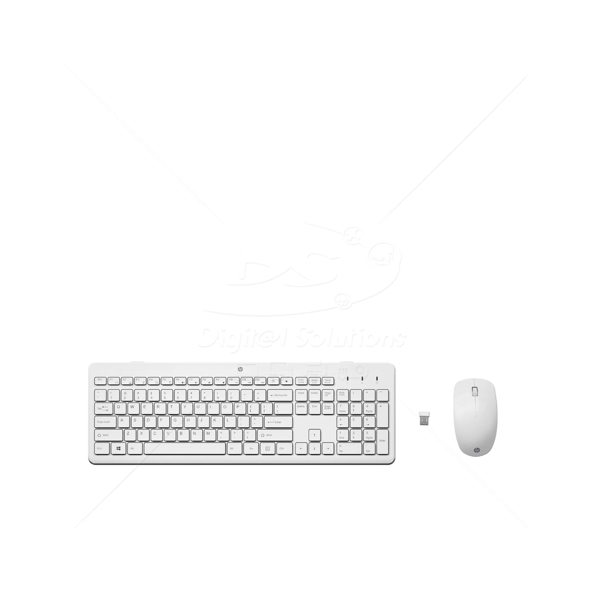 Teclado y Mouse Wireless HP 230 WH 3L1F0AA