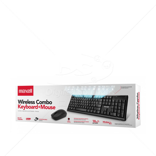 Teclado y Mouse Wireless Maxell WKBC-200