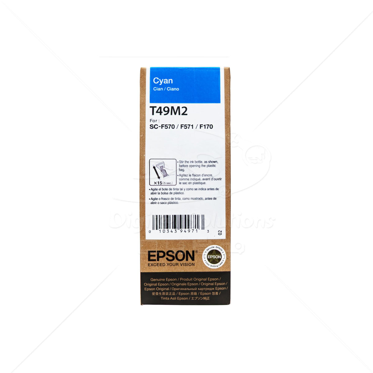 Tinta para Sublimar Epson T49M2 Cy 140ml