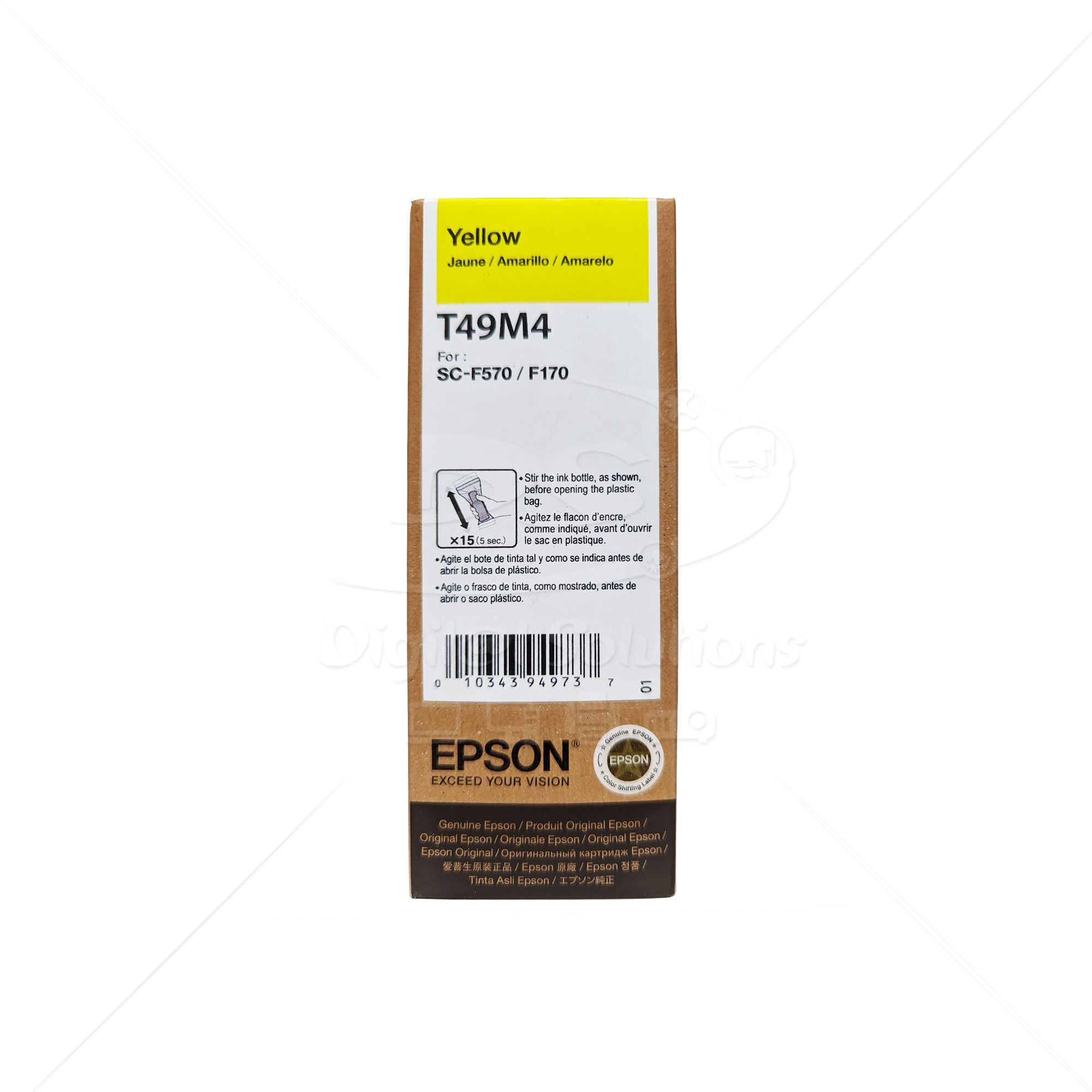 Tinta para Sublimar Epson T49M4 Ye 140ml