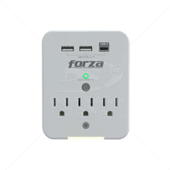 Tomacorriente Forza FWT-331USBC 3 Sal 3USB