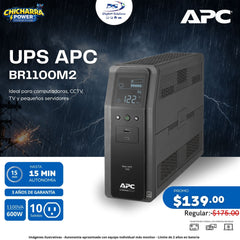 UPS APC BR1100M2-LM 1100va/600W 10 Sal