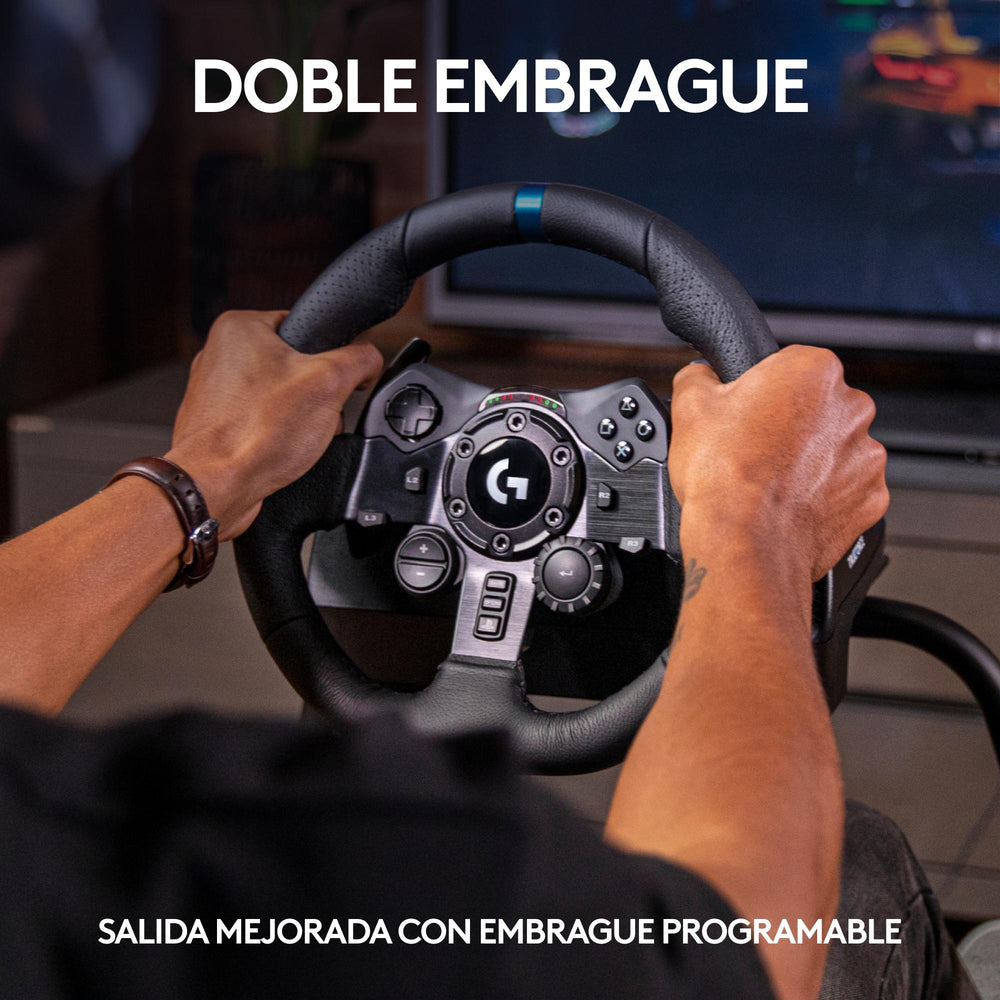 Volante de carreras y pedales Logitech G923 para PlayStation 5 y PlayStation 4