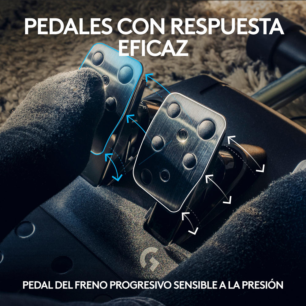 Volante de carreras y pedales Logitech G923 para PlayStation 5 y PlayStation 4