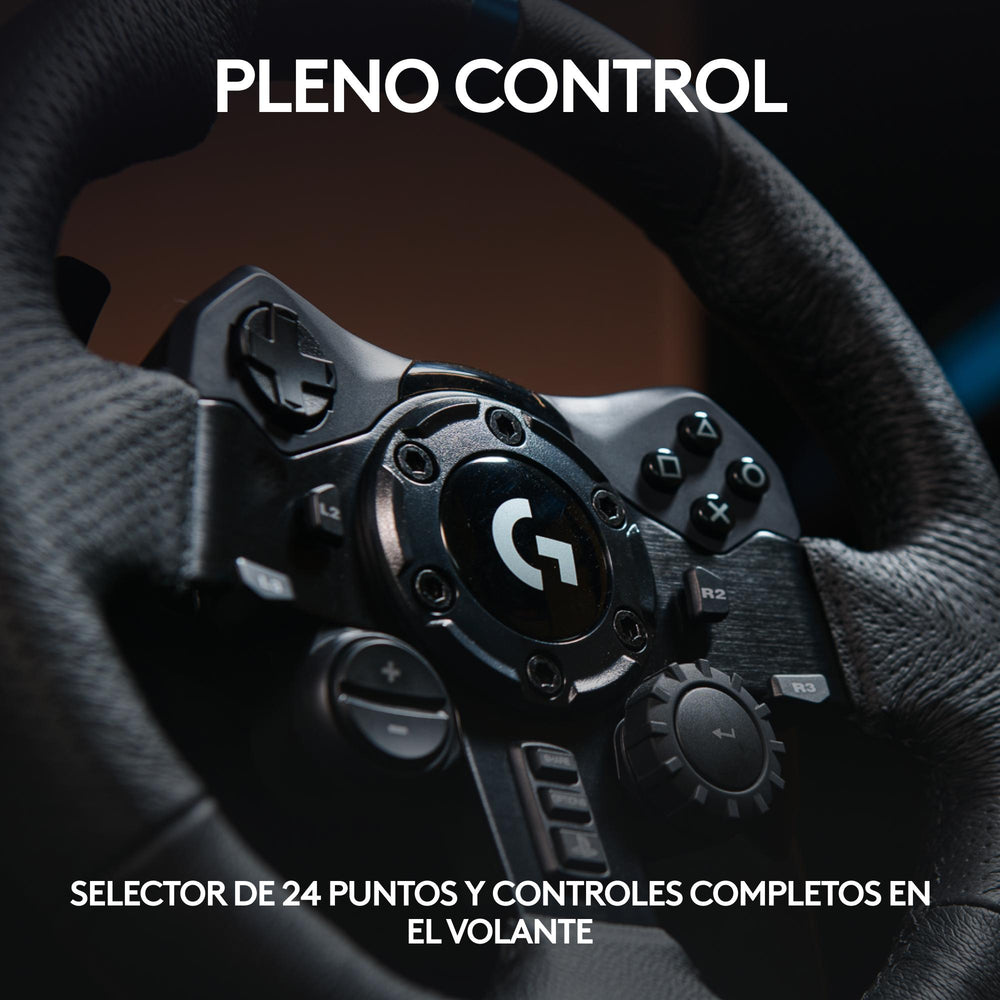 Volante de carreras y pedales Logitech G923 para PlayStation 5 y PlayStation 4