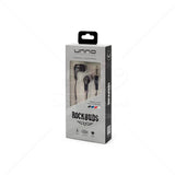 Unno HS7003BK Rockbuds Headphones without Microphone