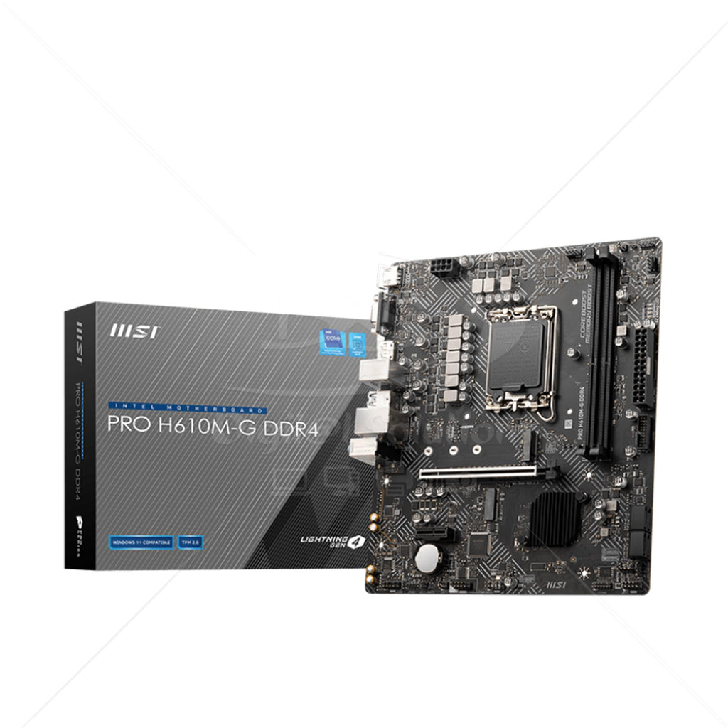 MSI PRO H610M-G DDR4 Motherboard