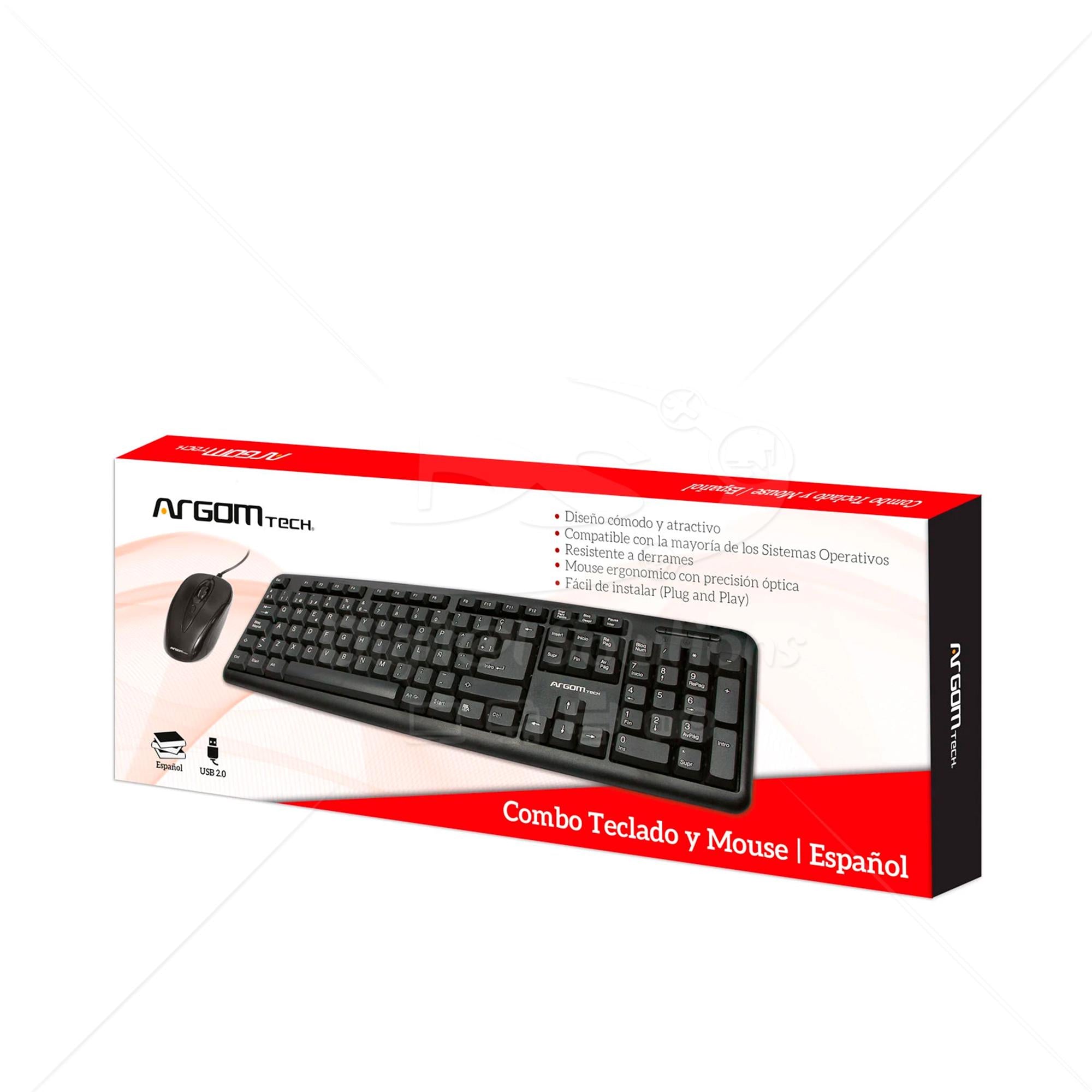 Teclado y Mouse Argom ARG-KB-7418
